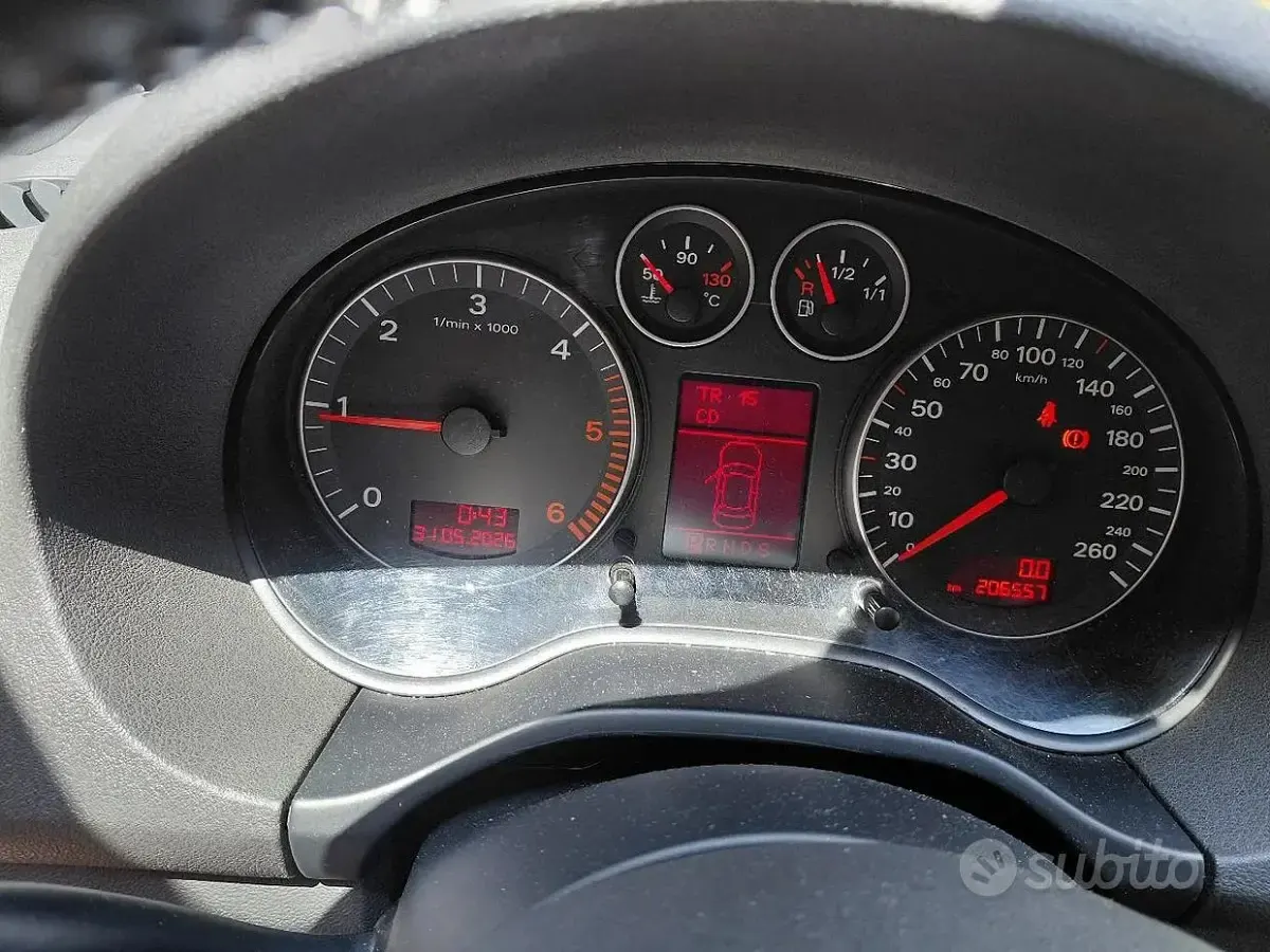 Usata Audi A3 140 CV (102 kW) 2008 Nero Utilitaria