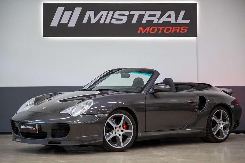Usata Porsche 911 Turbo Cabriolet 420 CV (308 kW) 2005 Grigio Cabrio