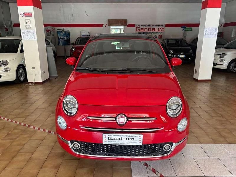 Usata Fiat 500C Dolcevita 69 CV (50 kW) 2024 111 rosso passione capote nera Cabrio