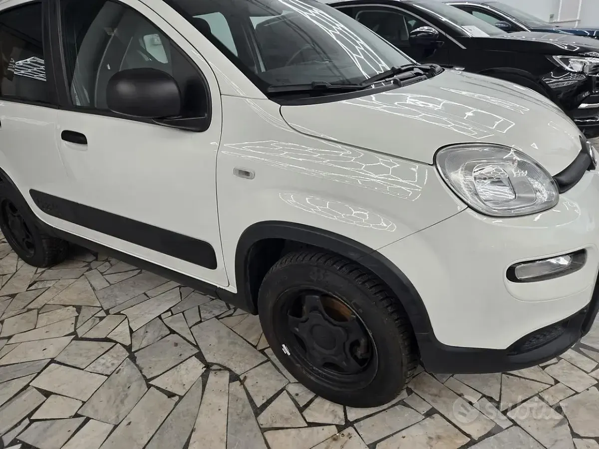 Usata Fiat Panda 4x4 S 69 CV (50 kW) 2019 Bianco Utilitaria