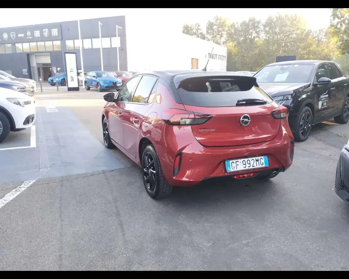 Usata Opel Corsa GS Line 101 CV (74 kW) 2021 Rosso Utilitaria