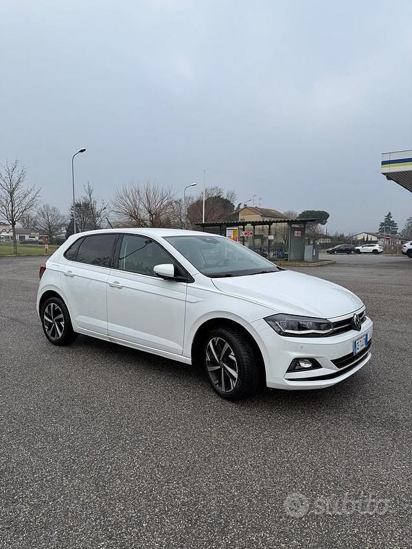 Usata VW Polo Highline 95 CV (69 kW) 2021 Bianco Berlina