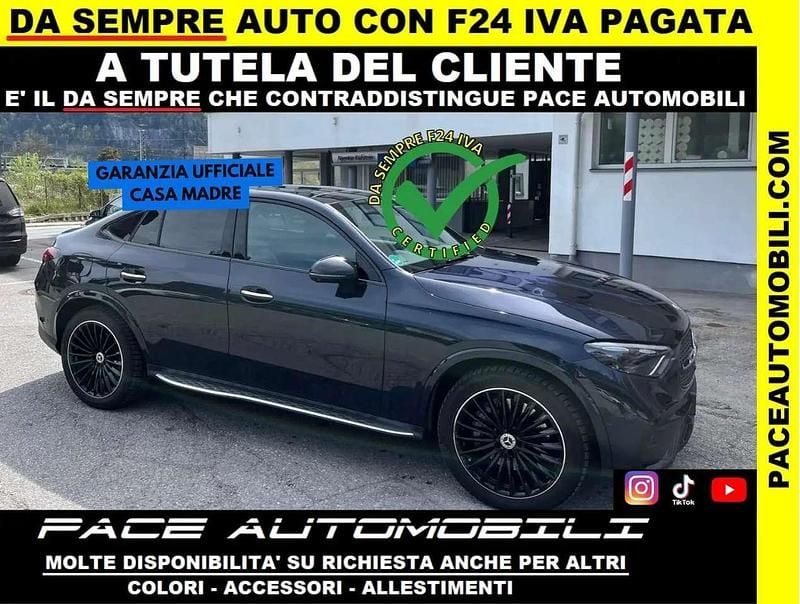 Blu/azzurro Usata 2024 Mercedes GLC300e Premium Coupé | 70.200 € (Buon prezzo) - Immagine 1/2