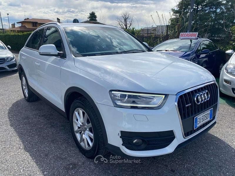 Usata Audi Q3 S-Line 140 CV (102 kW) 2014 Bianco SUV