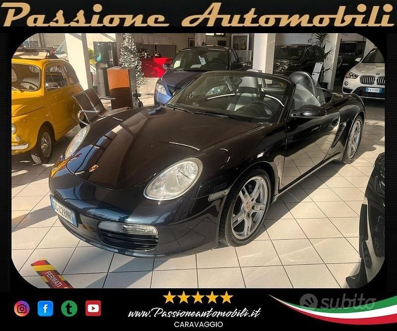 Usata Porsche Boxster 245 CV (180 kW) 2007 Blu Cabrio