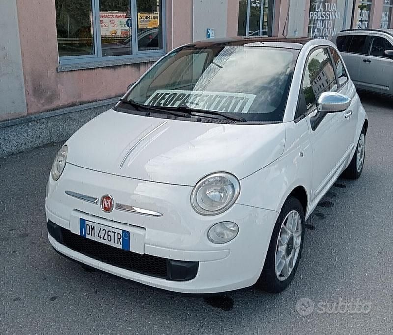 Usata Fiat 500 Sport 69 CV (50 kW) 2008 Bianco Berlina