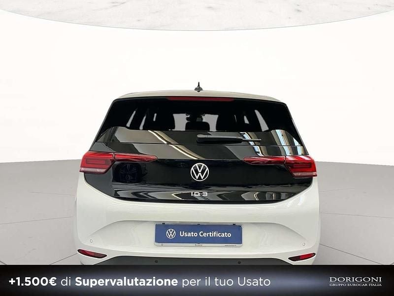 Nuova VW ID.3 Pure 69 kW (95 CV) 2025 Glacier white metallizzato ner Utilitaria