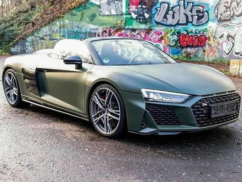 Verde Usata 2021 Audi R8 Spyder Performance Cabrio | 127.666 € - Immagine 1/4
