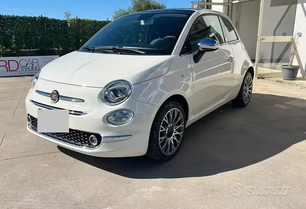 Usata Fiat 500 Mirror 69 CV (50 kW) 2018 Bianco Berlina