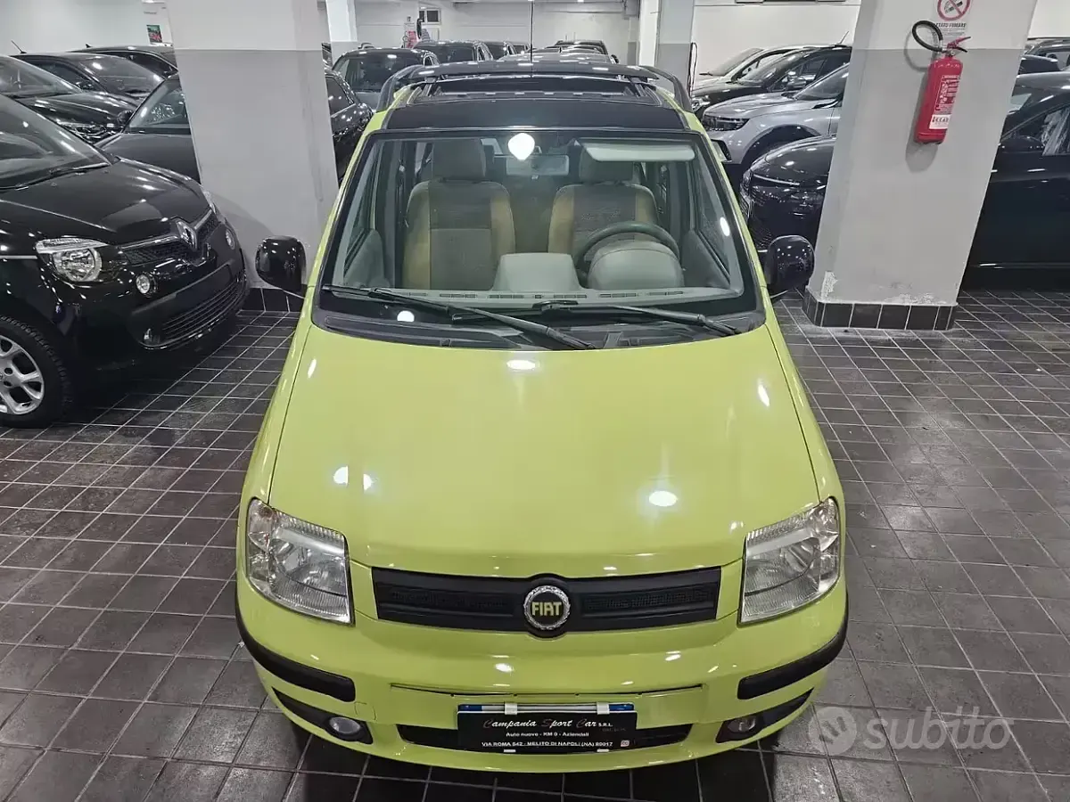 Usata Fiat Panda Emotion 60 CV (44 kW) 2006 Verde Utilitaria