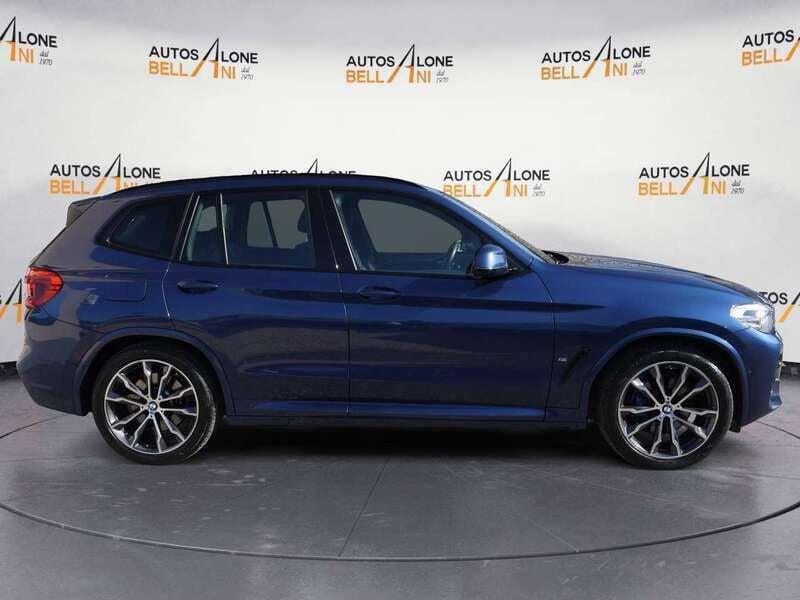 Usata BMW X3 M Sport 292 CV (214 kW) 2020 Blu metallizzato SUV