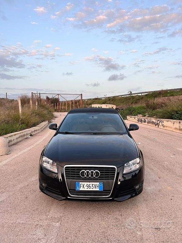 Usata Audi A3 Cabriolet 2008 Nero Cabrio