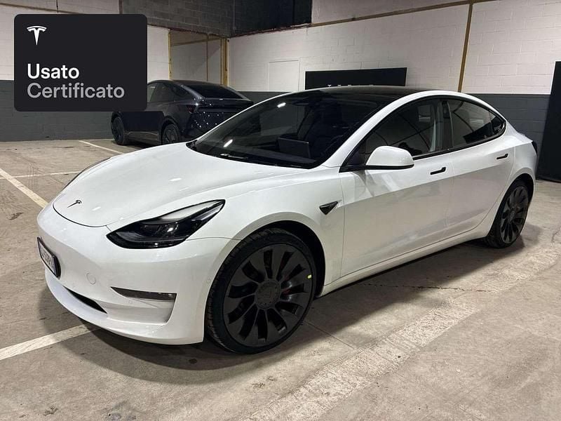 Usata Tesla Model 3 Performance 377 kW (513 CV) 2022 Pearl white multicoat Berlina