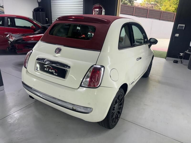 Usata Fiat 500C Lounge 95 CV (69 kW) 2011 Bianco Cabrio