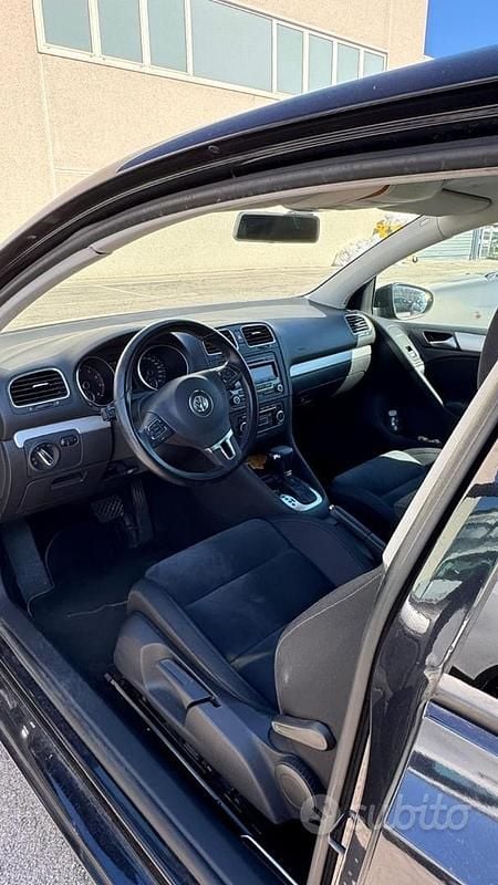 Usata VW Golf VI Highline 122 CV (89 kW) 2009 Nero Utilitaria