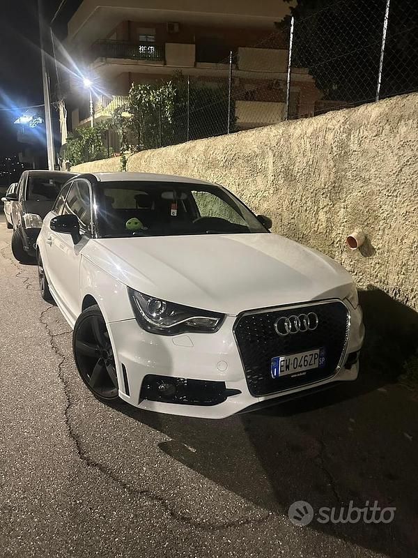 Usata Audi A1 S-Line 90 CV (66 kW) 2014 Bianco Utilitaria