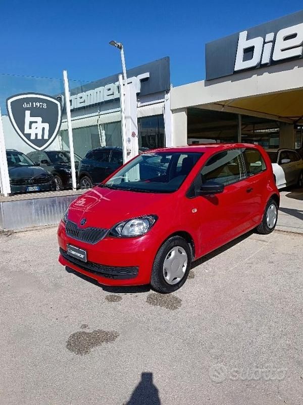 Usata Skoda Citigo Style 60 CV (44 kW) 2018 Rosso(met.) Utilitaria