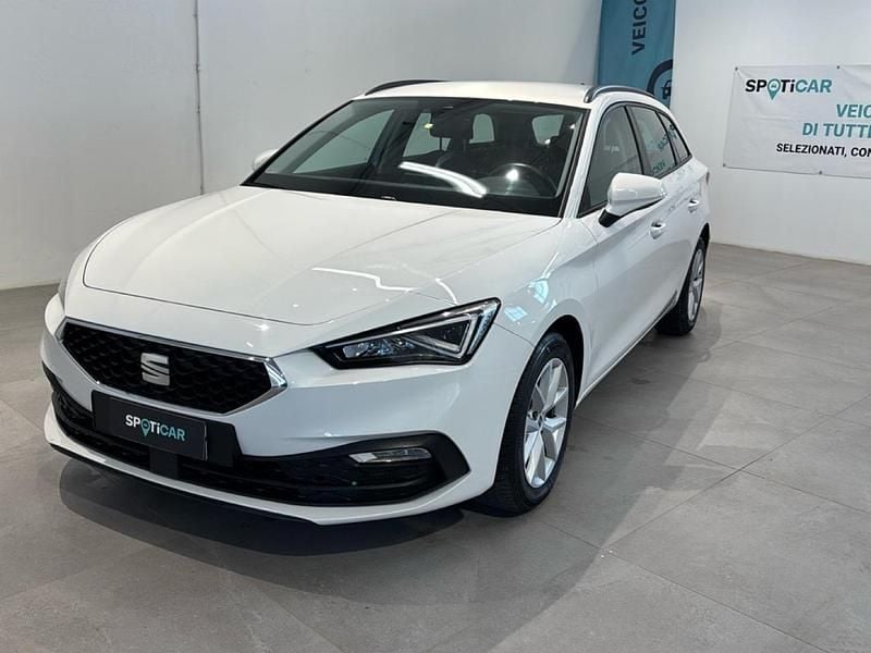 Usata Seat Leon Business 90 CV (66 kW) 2023 Bianco Berlina