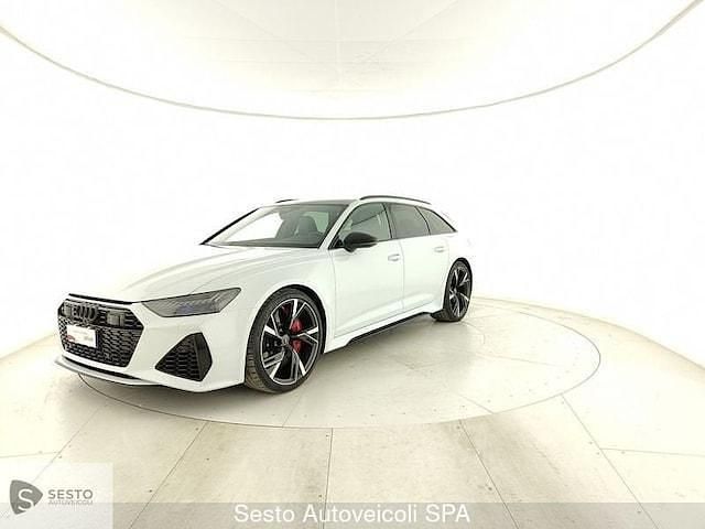 Bianco Usata 2021 Audi RS6 Comfort Station wagon | 82.900 € (Buon prezzo) - Immagine 1/4