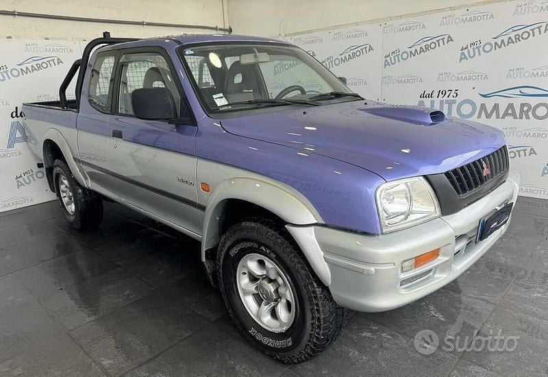 Usata Mitsubishi L200 99 CV (72 kW) 1999 Blu Pick-up