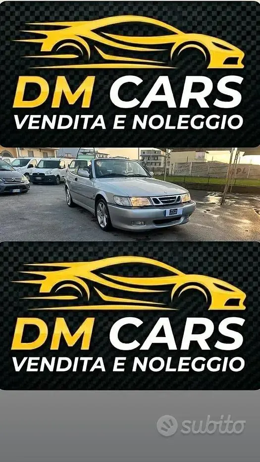 Usata Saab 9-3 Cabriolet 205 CV (150 kW) 2003 Grigio Cabrio