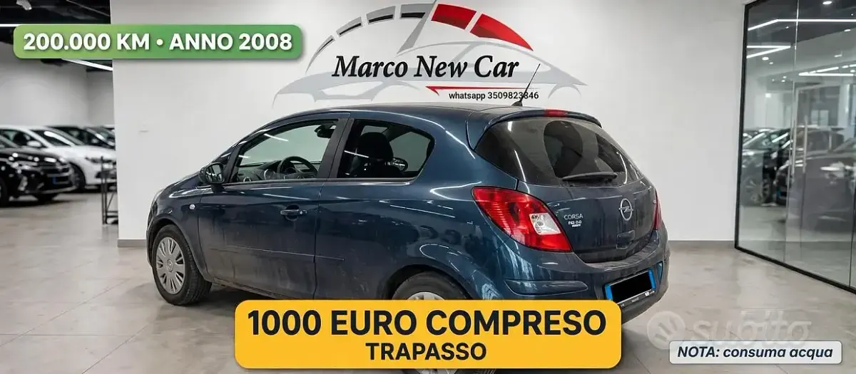 Usata Opel Corsa 80 CV (58 kW) 2007 Grigio Utilitaria