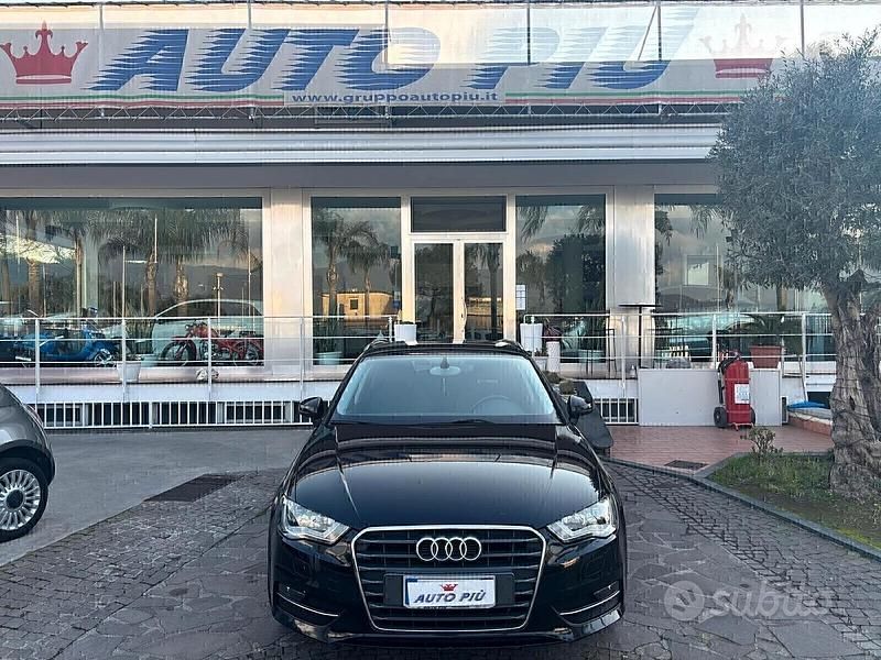 Usata Audi A3 Attraction 110 CV (80 kW) 2014 Nero Berlina