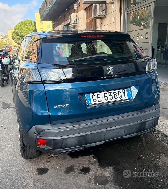 Usata Peugeot 3008 GT 131 CV (96 kW) 2021 Blu Station wagon