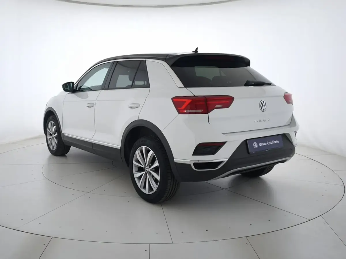 Usata VW T-Roc Style 116 CV (85 kW) 2018 Pure white nero SUV