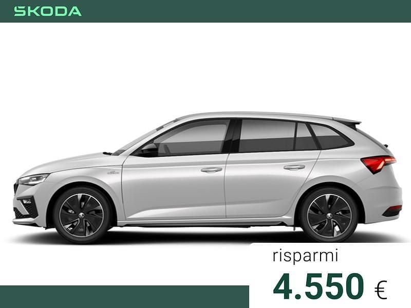 Nuova Skoda Scala Monte Carlo 150 CV (110 kW) 2026 Bianco luna metallizzato Utilitaria