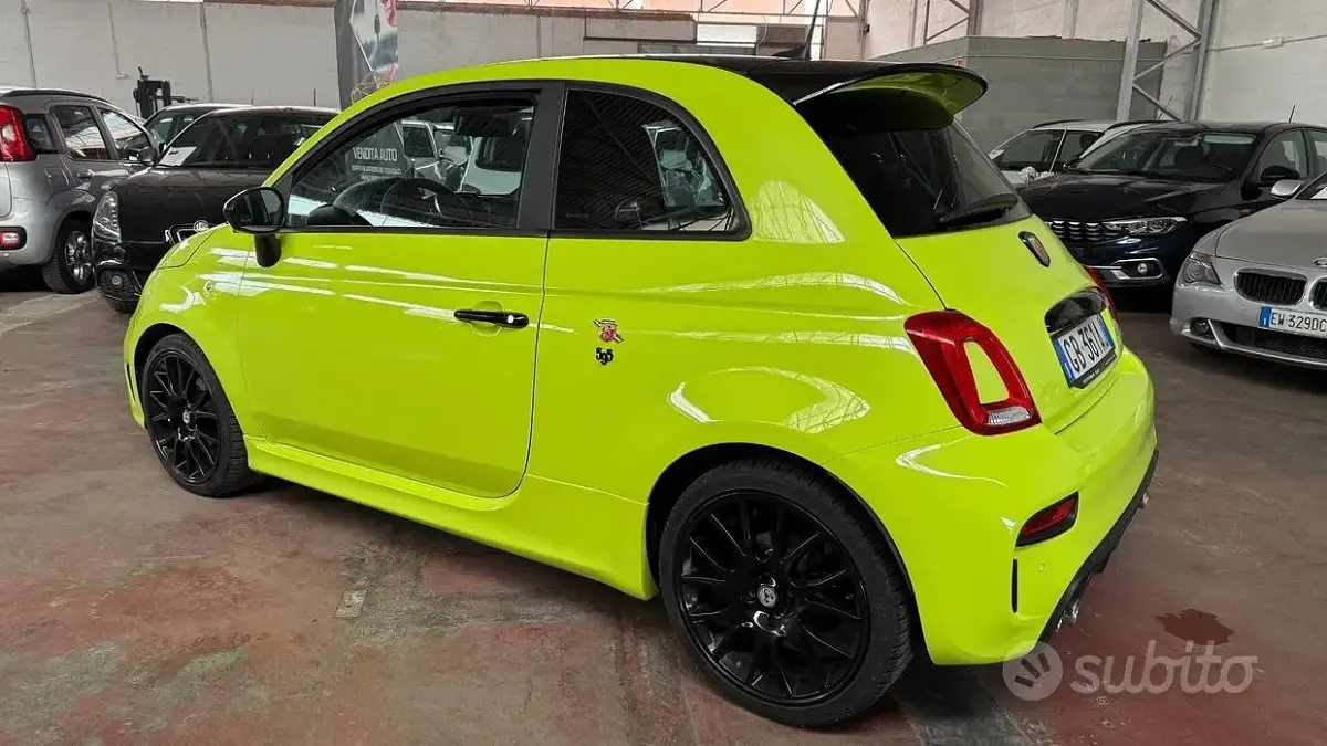 Usata Abarth 595 Pista 165 CV (121 kW) 2020 Verde Berlina