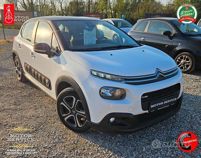 Usata Citroën C3 81 CV (59 kW) 2018 Bianco Utilitaria