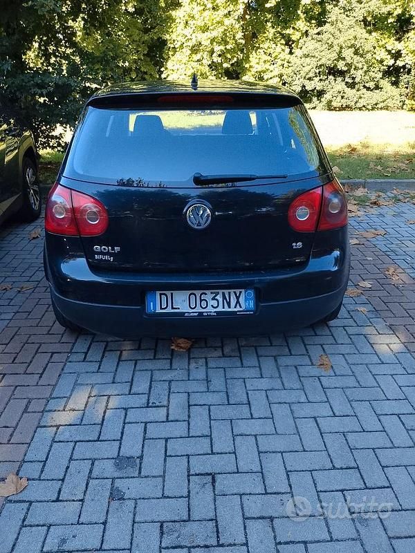 Usata VW Golf VI 2008 Nero Utilitaria