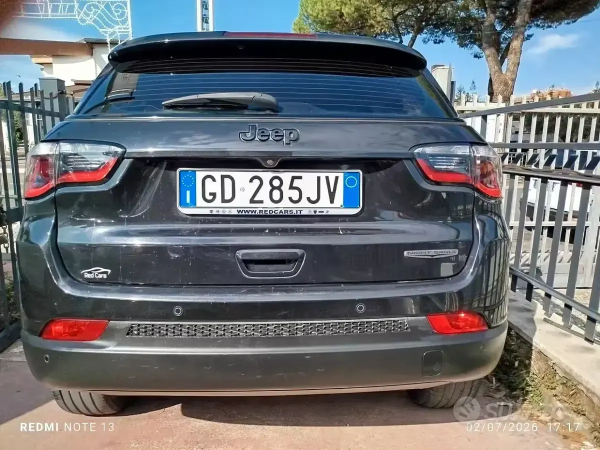 Usata Jeep Compass Night Eagle 150 CV (110 kW) 2020 Nero SUV