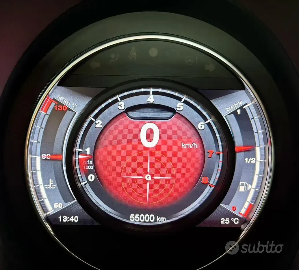 Usata Abarth 595 Competizione 180 CV (132 kW) 2017 Grigio Cabrio