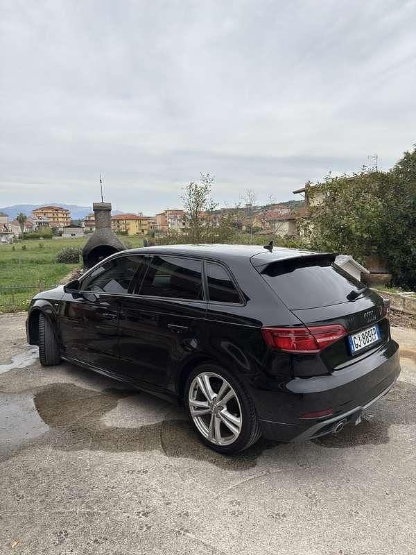 Usata Audi A3 S-Line 116 CV (85 kW) 2017 Nero Berlina