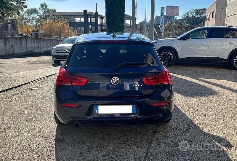 Usata BMW 116 Advantage 116 CV (85 kW) 2017 Blu Utilitaria