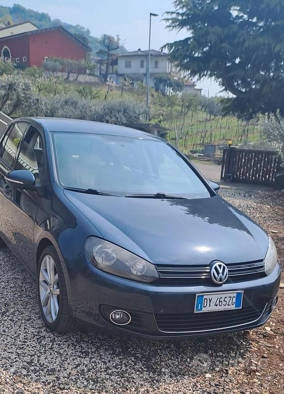 Usata VW Golf VI 170 CV (125 kW) 2009 Blu Utilitaria