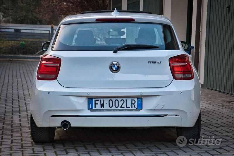 Usata BMW 118 M Sport 143 CV (105 kW) 2013 Bianco Utilitaria