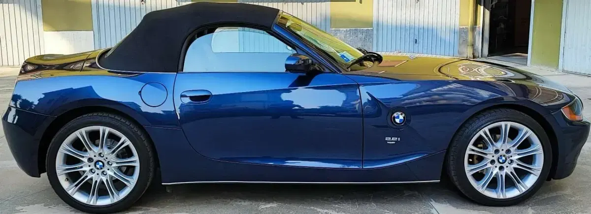 Usata BMW Z4 170 CV (125 kW) 2005 Blu Cabrio