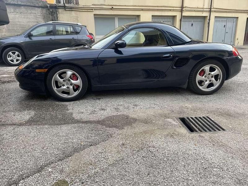 Usata Porsche Boxster 252 CV (185 kW) 2000 Blu/azzurro Cabrio