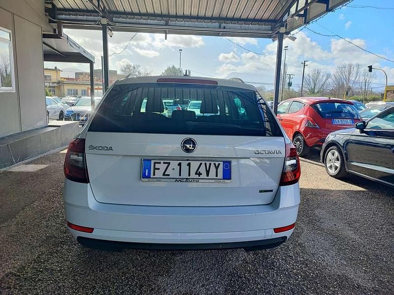 Usata Skoda Octavia G-TEC Ambition 131 CV (96 kW) 2020 Bianco Station wagon