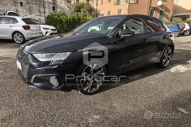 Usata Audi A3 Sportback Advanced 110 CV (80 kW) 2023 Nero Utilitaria