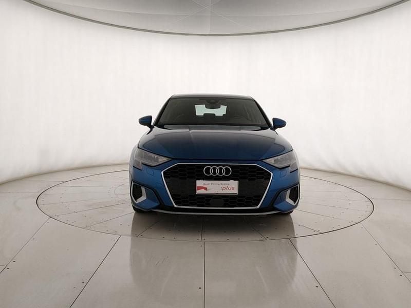 Usata Audi A3 Sportback e-tron Advanced 150 CV (110 kW) 2022 Azzurro Utilitaria