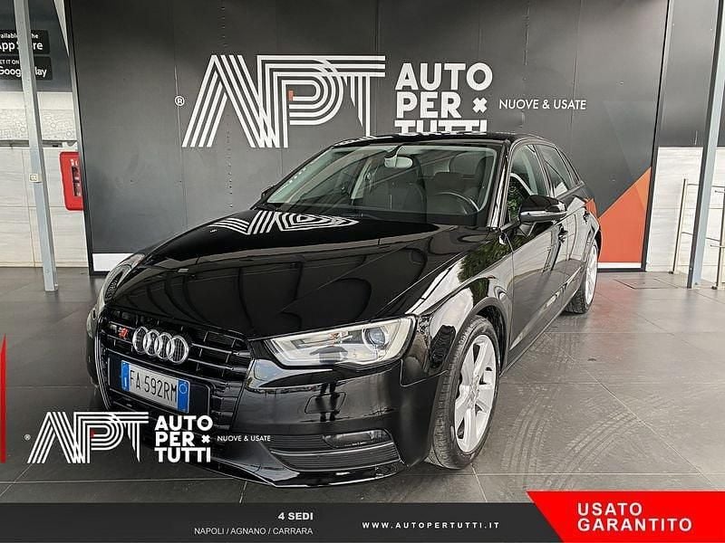 Usata Audi A3 Sportback Ambition 110 CV (80 kW) 2015 Nero Utilitaria