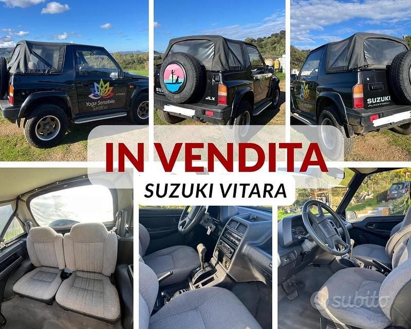 Usata Suzuki Vitara 75 CV (55 kW) 1991 Nero SUV