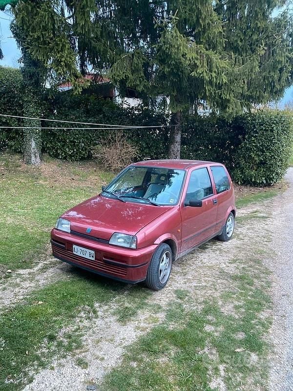 Usata Fiat Cinquecento 1996 Rosso Utilitaria