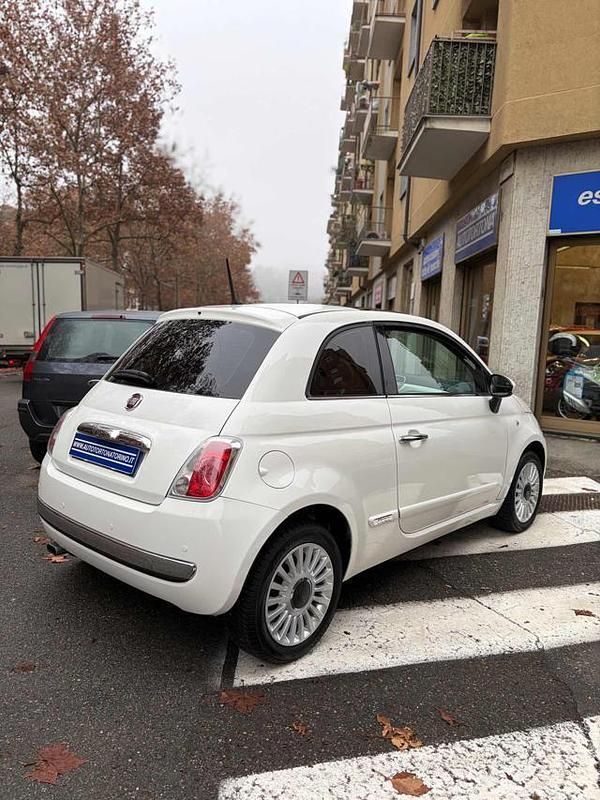 Usata Fiat 500 Lounge 69 CV (50 kW) 2014 Bianco Utilitaria