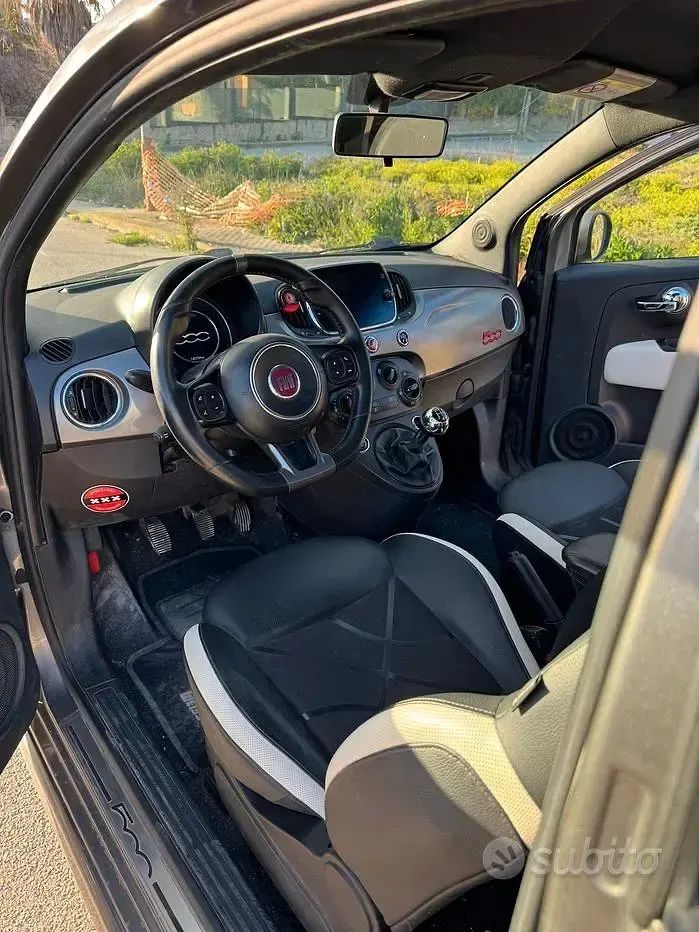 Usata Fiat 500S 95 CV (69 kW) 2017 Grigio Berlina