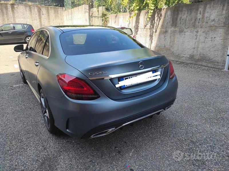 Usata Mercedes C220 2019 Grigio Berlina